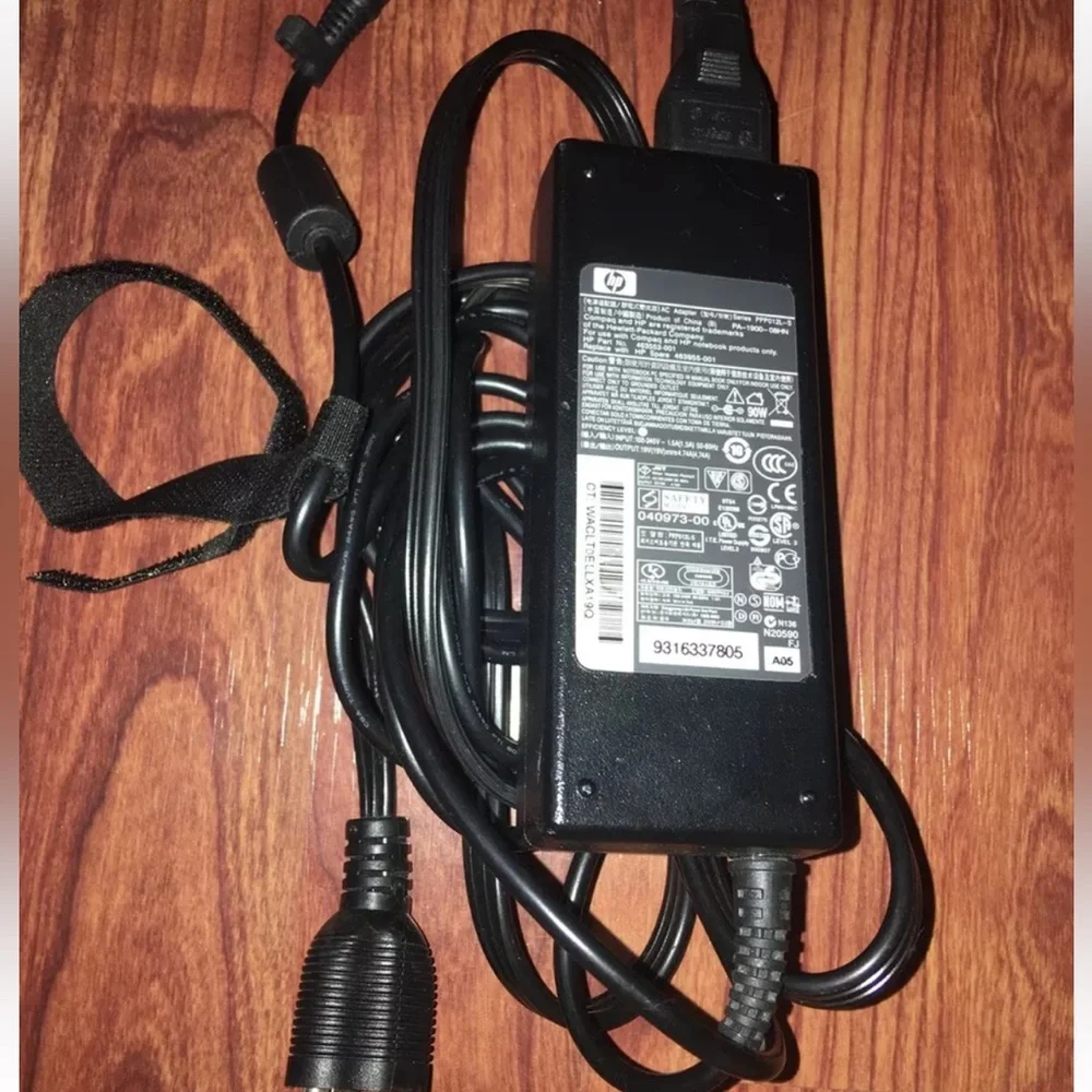 HP OEM 463553-001 Laptop Notebook Power Cable Adapter Plug